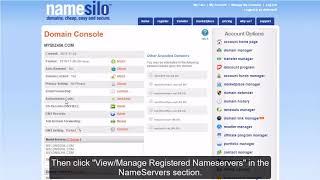 Private Label Nameservers - Namesilo