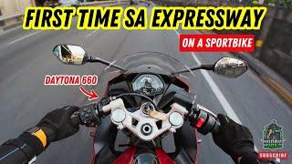 Inuwi ko ang TRIUMPH DAYTONA 660 | Comfortable sa Expressway? | Honda ADV 160