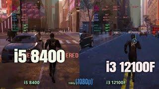 i3 12100 vs  i5 8400  in 2024