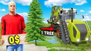 Start from 0$ on "1 Tree No man's land" 