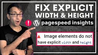 Fix the Image Elements Do Not Have Explicit Width and Height Issue | PageSpeed Insights | Snippet