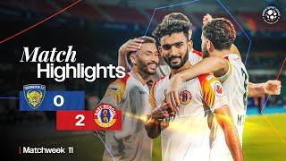 Match Highlights | Chennaiyin FC 0-2 East Bengal FC | MW 11 | ISL 2024-25