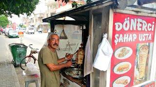 Seyyar Tablada Tavuk Döner Keyfi!! Hem de Köz Ateşinde!!! Şahap Usta