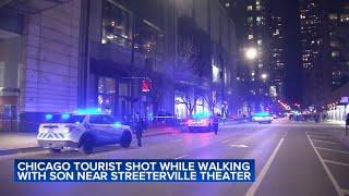 Tourist shot while walking with 11-year-old son near Streeterville AMC theater, officials say