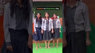 Students on Independence Day #school #shorts #independenceday ol