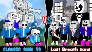 Team Sans V3(Classic Sans) vs.Team Last Breath Sans!(Who is Stronger?)!