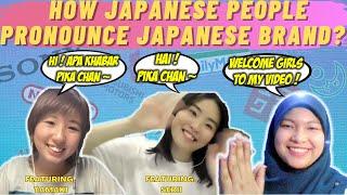 How Japanese People Pronounce Japanese Brands Actually ?  (PART 1) #58 (ENG SUB)