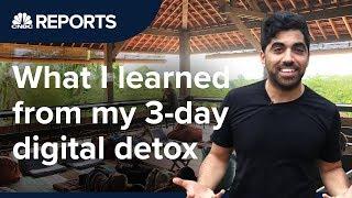 No tech, no talking: Can I survive a three-day digital detox? | CNBC Reports