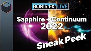 New Features and Effects in Sapphire and Continuum 2022: Boris FX Live #30