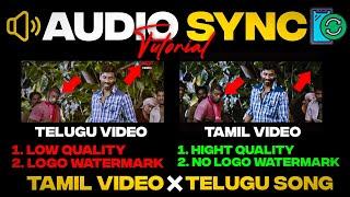 Audio Sync Tutorial in AlightMotion || Audio Sync Tutorial in mobile Telugu || Nithish Fx