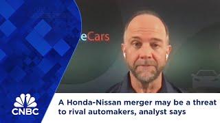 A Honda-Nissan merger may be a threat to rival automakers, analyst says