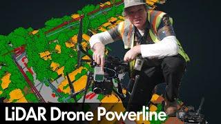 LiDAR Drone Powerline Inspection | ROCK R2A | DJI M210