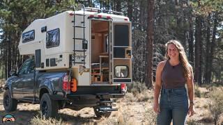 Her Self Renovated 4x4 Truck Camper - $35k All In