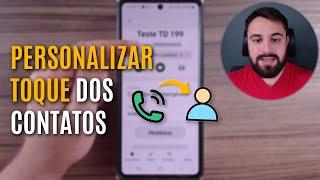 COMO PERSONALIZAR O TOQUE DE CADA CONTATO NO CELULAR