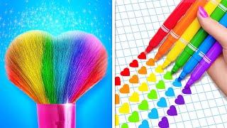 BEST DRAWING HACKS That Will Make You Level 100 Master | Painting Trick and Hacks by 123 GO!