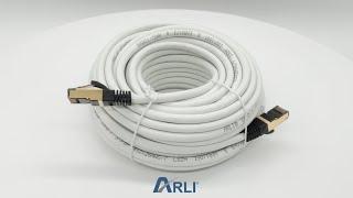 ARLI 15 m RJ45 Patchkabel CAT 8.1 S/FTP Netzwerkkabel Halogenfrei