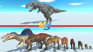 TEK REX VS CARNIVORE DINOSAURS - Animal Revolt Battle Simulator