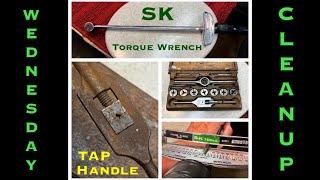 Antique Tap and Die Set for Dan. Plus Vintage SK Torque Wrench for Tom.