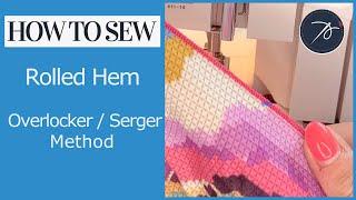 Overlocker  / Serger Rolled Hem