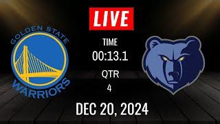 NBA LIVE! Golden State Warriors vs Memphis Grizzlies I December 20, 2024 Warriors vs Grizzlies 2K