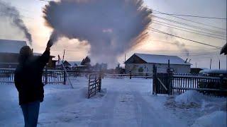 -56°C (-69°F) from Yakutsk to Oymyakon in winter - THE MOVIE [HD] 2015