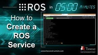 [ROS in 5 mins] 029 - How to Create a ROS Service Server