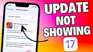 How to fix iOS 17 Update Not Showing on iPhone - Fix iOS 17 Not Showing - iOS 17 Update