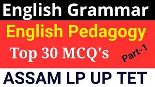 English Grammar ,Assam Special TET 2021 । English Objective Questions for Competitive Exams