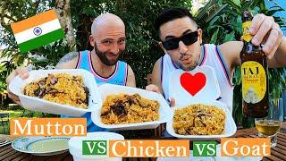 BIRYANI BATTLE! 3 Different INDIAN BIRYANI Mukbang With David's Been Here