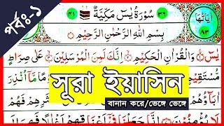 Ep-1 Surah Yasin with Spelling, verses~1-9 || সূরা ইয়াসিন বানান করে শুদ্ধ উচ্চারণ, আয়াত~১-৯ || يس