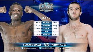 CAGE 40 Edward Walls vs Artur Aliev Full Fight MMA