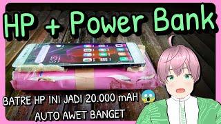 Saya ganti Batre HP ini dengan Batre Powerbank 20.000mAh . Ini Hasilnya  [vTuber Indonesia]