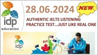 BRITISH COUNCIL IELTS LISTENING PRACTICE TEST 2024 | 28.06.2024