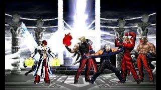 MUGEN KOF Christmas Yagami Vs. Rugal Team