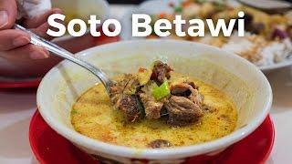 Soto Betawi: AMAZING Indonesian Food You Have to Eat in Jakarta, Indonesia!