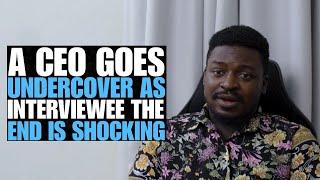 A CEO Goes Undercover As Interviewee, The End Is Shocking | Moci Studios