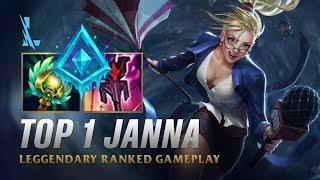 Wild Rift JANNA - TOP 1 Forecast Janna S15 Ranked Gameplay + Build