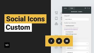 Custom Social Icons Widget | Tutorial by Without Code