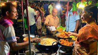 MADURAI STREET FOOD, India | Tamil Nadu's delicious SOUTH INDIAN food | Banana leaf + street food