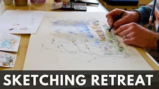 Winter Sketching Retreat - Four Days in the Cotswolds