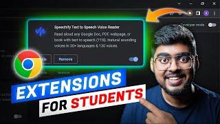 Top 10 SECRET Chrome Extensions for Students | These Extensions are really useful for Students 2022