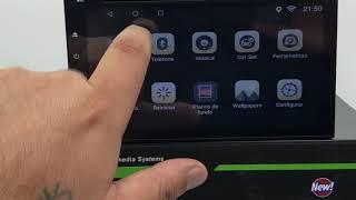 CENTRAL MULTIMIDIA UNIVERSAL 2 DIN ANDROID 8.0 / TV HD/ GPS IGO/ DVD/ ESPELHAMENTO IOS E ANDROID