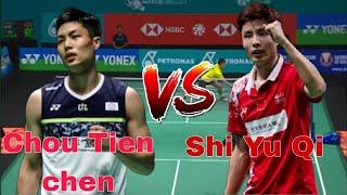 AMAZING!! GAMEPLAY | CHOU TIEN CHEN (TPE) VS SHI YU QI(CHN)