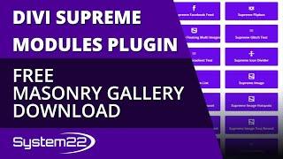 Divi Supreme Modules Free Masonry Gallery Download 