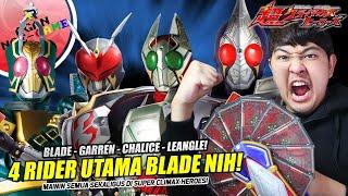 KITA MAINKAN SEMUA 4 RIDER UTAMA DARI SERIES KAMEN RIDER BLADE DI GAME SUPER CLIMAX HEROES! 