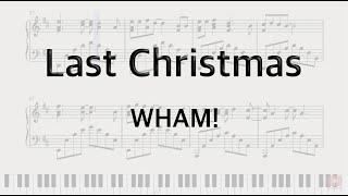 Last Christmas - Wham! piano tutorial (FREE SHEETS)