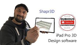 DuB-EnG: Shapr3D Design modeling on the iPad PRO with Apple Pencil2 - Free software - restrictions?