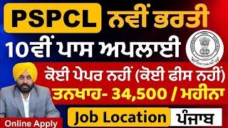 PSPCL New Recruitment 2025 Out|Punjab Govt Jobs Jan 2025|Punjab Jobs Jan 2025|Meet Academy