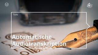 Tools 21: Automatische Audiotranskription -- Webcaptioner und Speak See im Vergleich