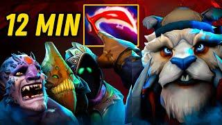 One Punch Tusk 33Kills Mid Lane with 12Mins Desolator Build Dota 2